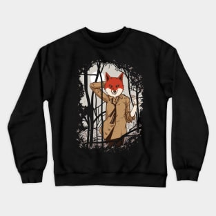 Hipster fox Crewneck Sweatshirt